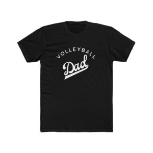 black Volleyball Dad shirt