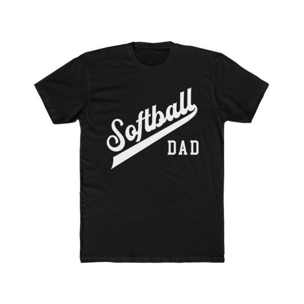 black softball dad shirt