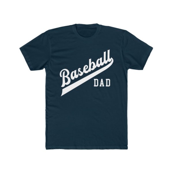 navy blue Baseball Dad shirt
