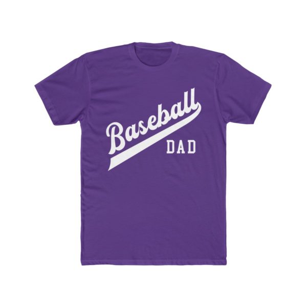 purple Baseball Dad shirt