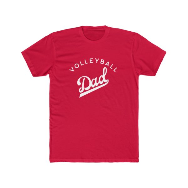 red Volleyball Dad shirt