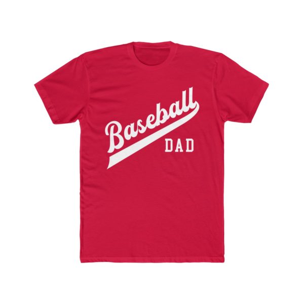 red Baseball Dad shirt