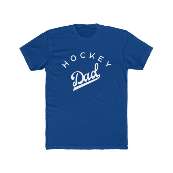 blue Hockey Dad shirt