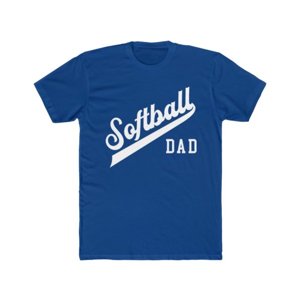 blue softball dad shirt