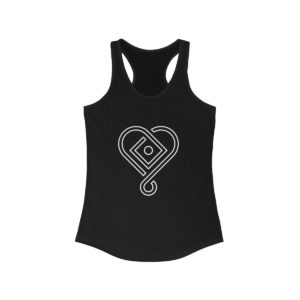 baseball love racerback tanktop