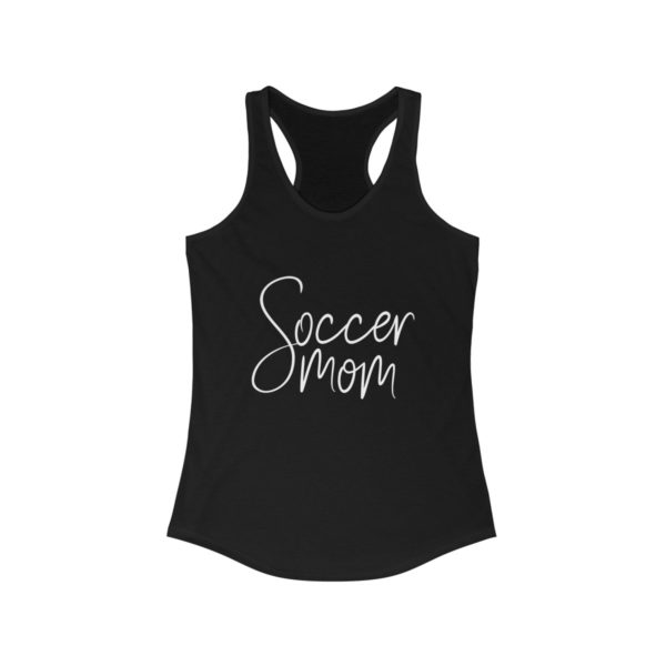 black soccer mom tank top