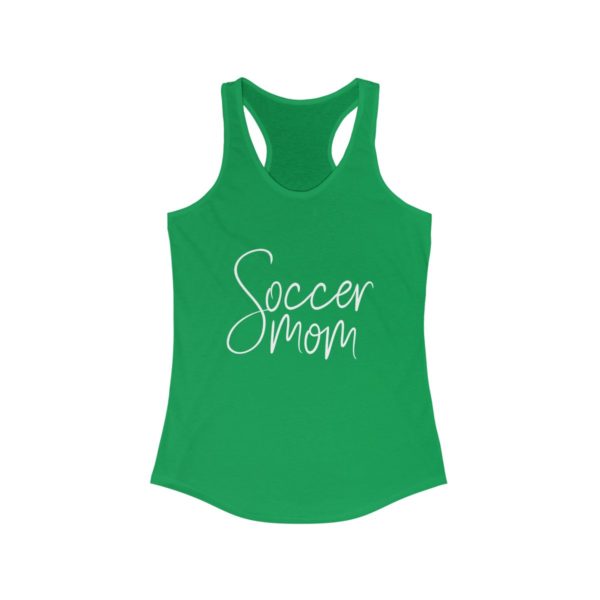 green soccer mom tank top