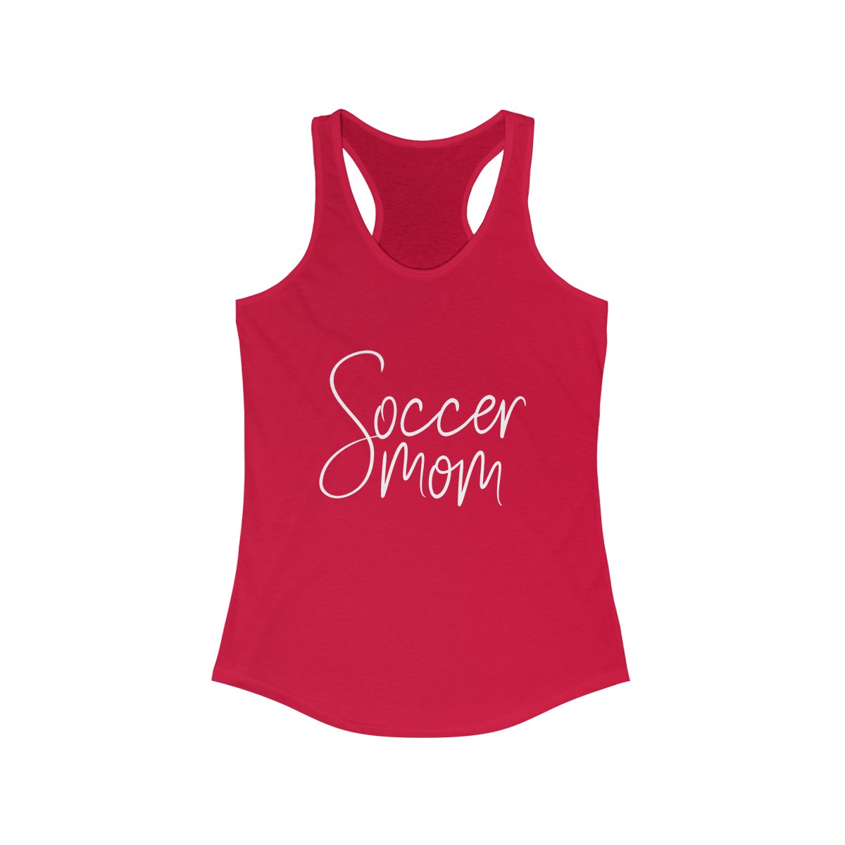 SMALL Soccer Women Shirt Racerback Tank - Soccer for Women Ages 30 to 80+