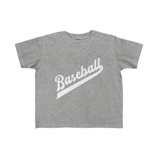gray boys baseball shirt