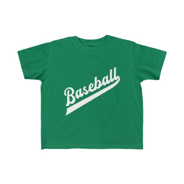 green boys baseball shirt