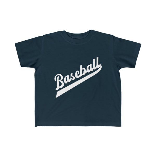 navy blue boys baseball shirt