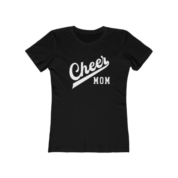 black cheer mom shirt