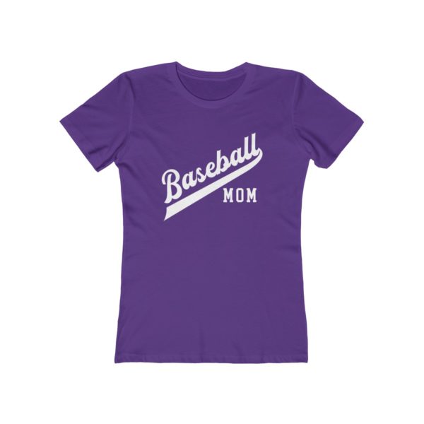 purple Baseball Mom shirt