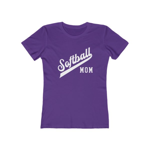purple softball mom shirt