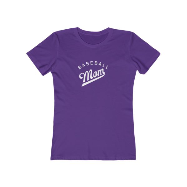 purple baseball mom shirt