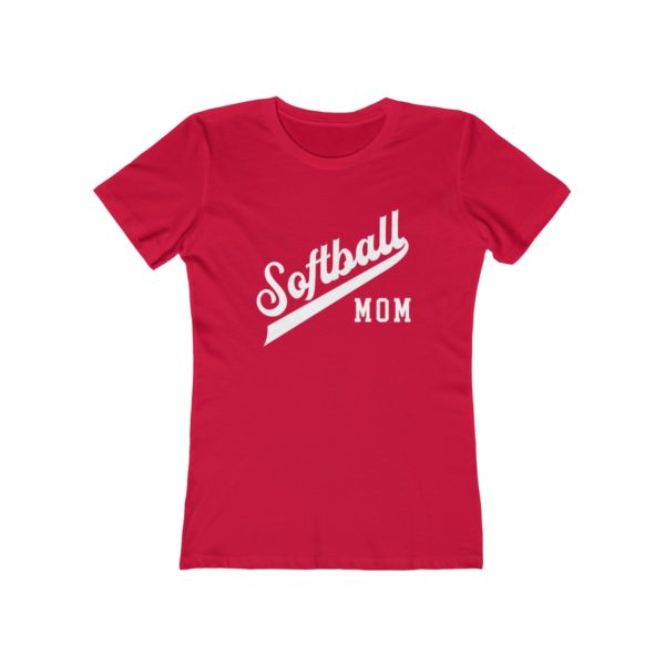 red softball mom shirt