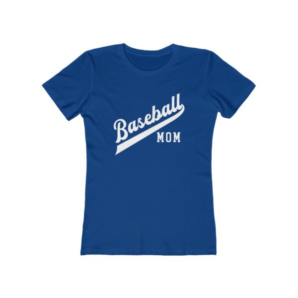 blue Baseball Mom shirt
