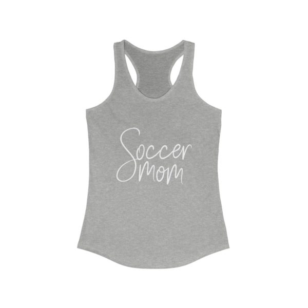 gray soccer mom tank top