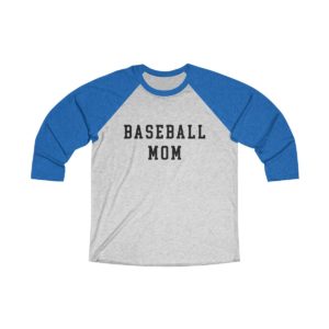 blue baseball mom raglan shirt