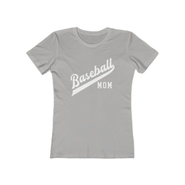 gray Baseball Mom shirt