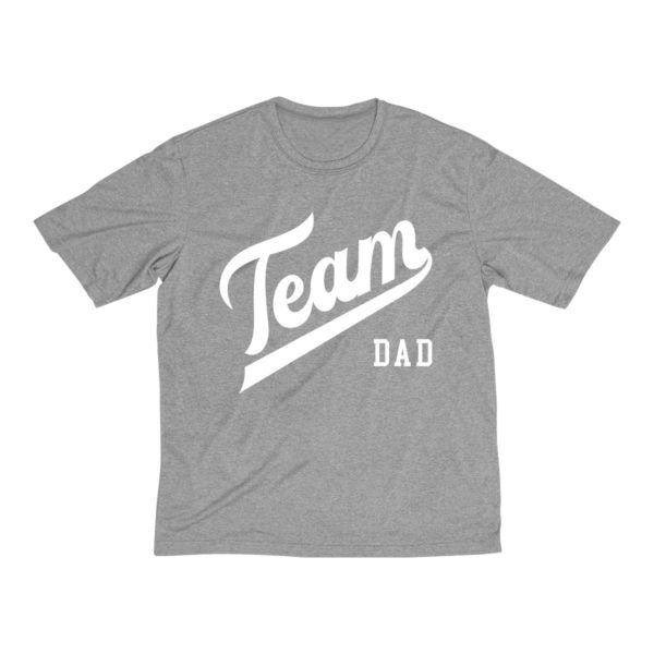 Gray Team Dad Shirt
