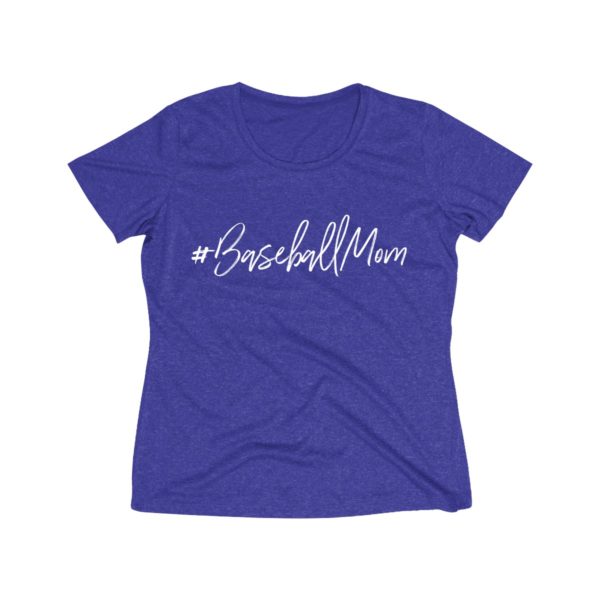 blue Hashtag Baseball Mom shirt