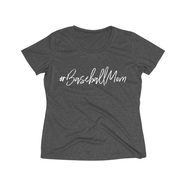 gray Hashtag Baseball Mom shirt