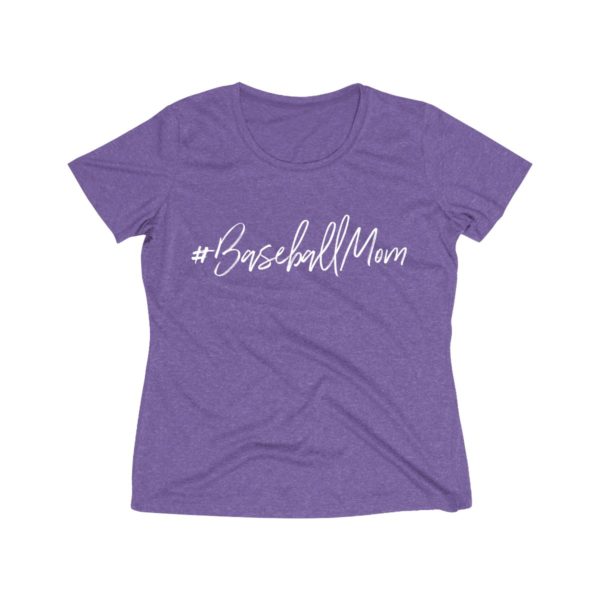 purple Hashtag Baseball Mom shirt