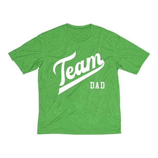 Lime Green Team Dad Shirt