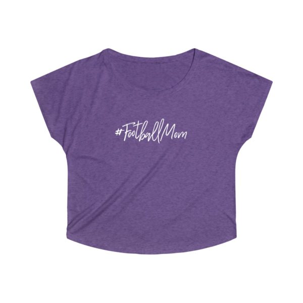 Purple Football Mom Shirt